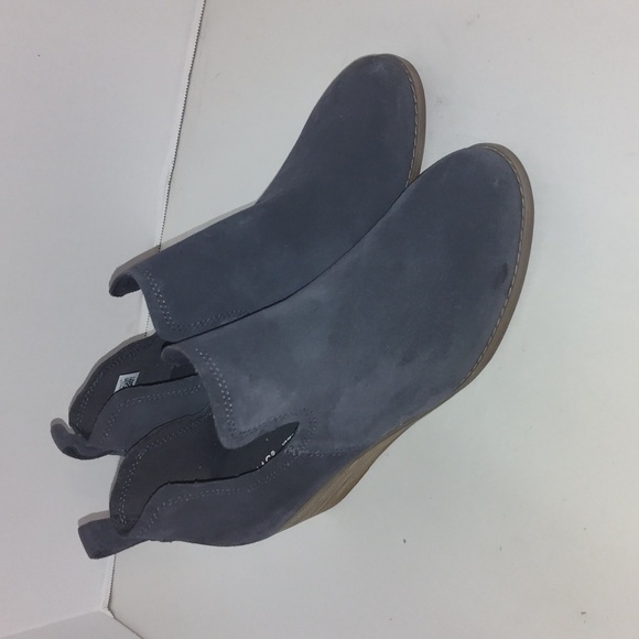 Toms Women's TOMS Women's Kallie Cutout Boot Wedge Ankle Boots Gray Size 8.5 - Picture 1 of 9